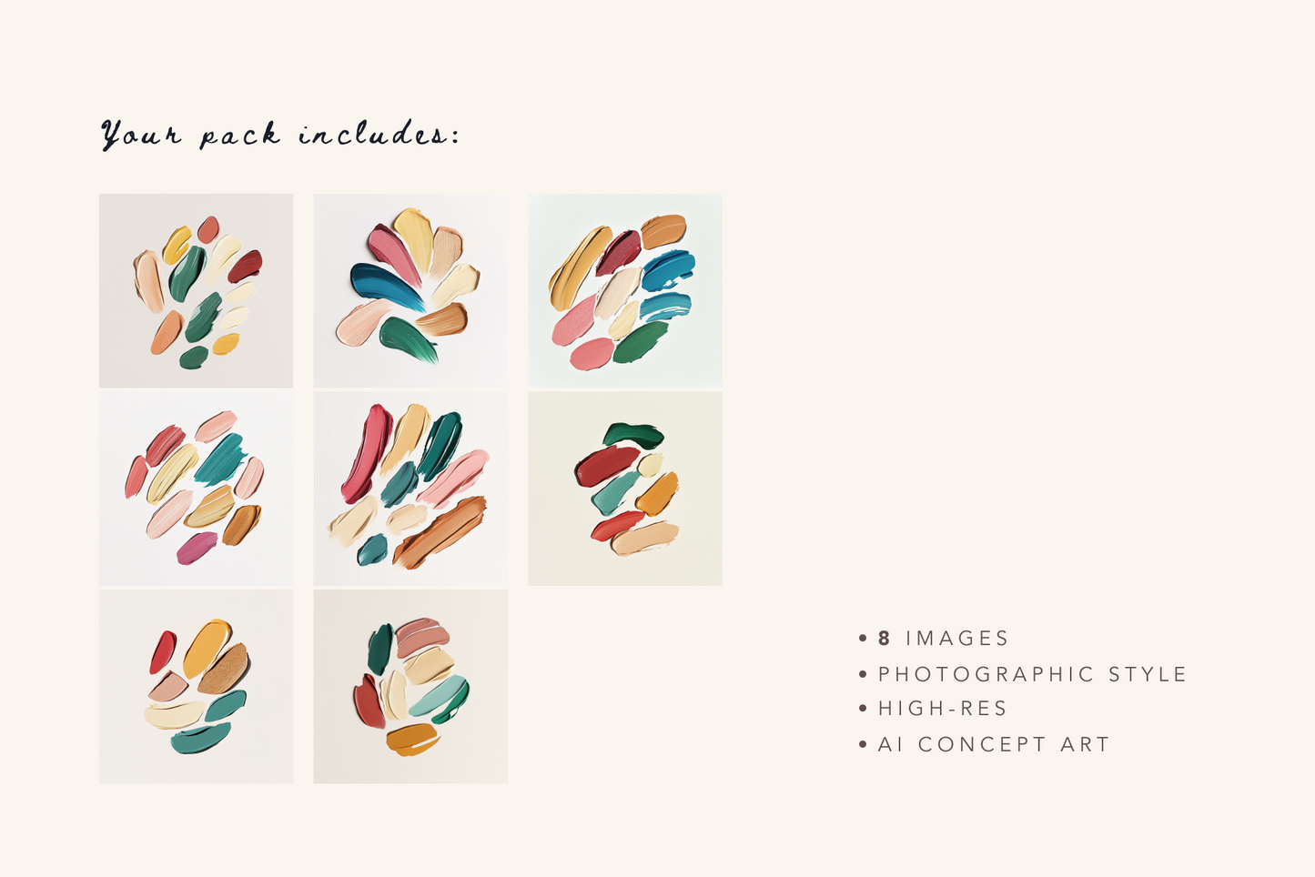 Acrylic Strokes - Stock Images