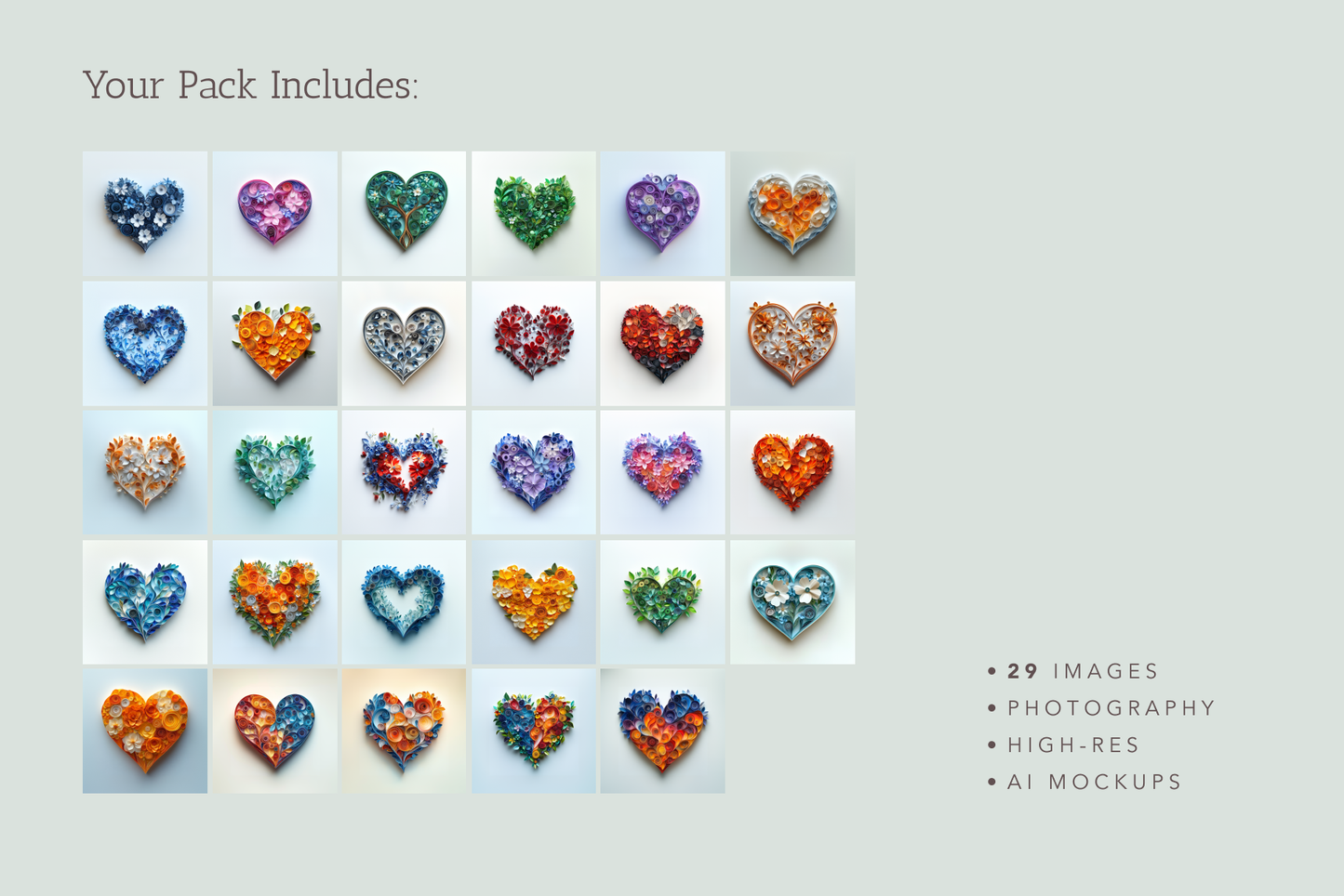 Be My Valentine - Hearts - Typedreams