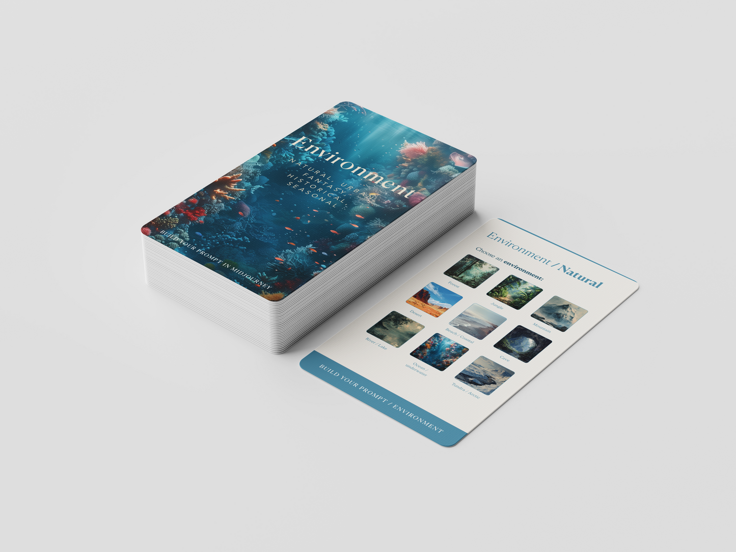 Midjourney Prompt Builder Card Deck | Digital - Typedreams