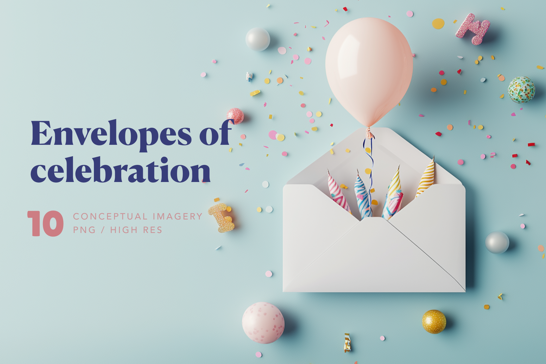 Envelopes of Celebration - Typedreams