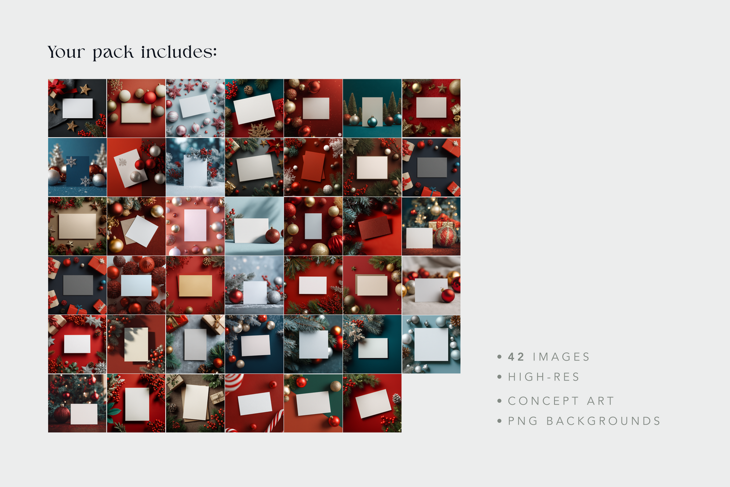 Christmas Card Mockup