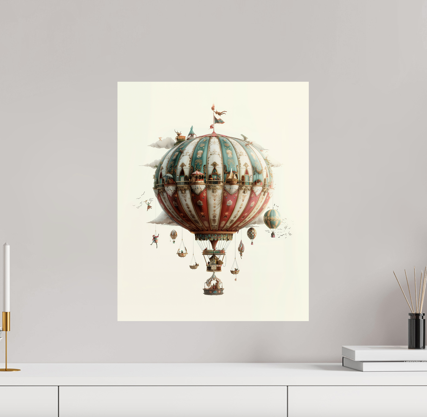 Hot Air Balloons Artprint