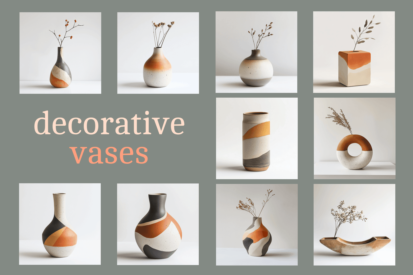 Decorative Vases - Typedreams