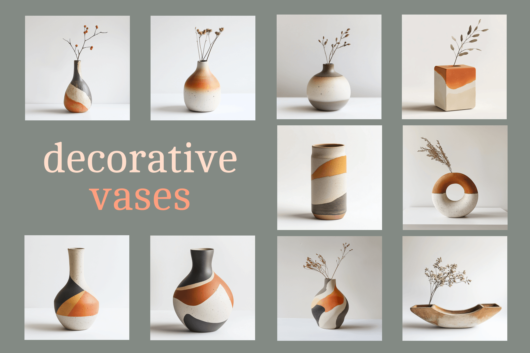 Decorative Vases - Typedreams
