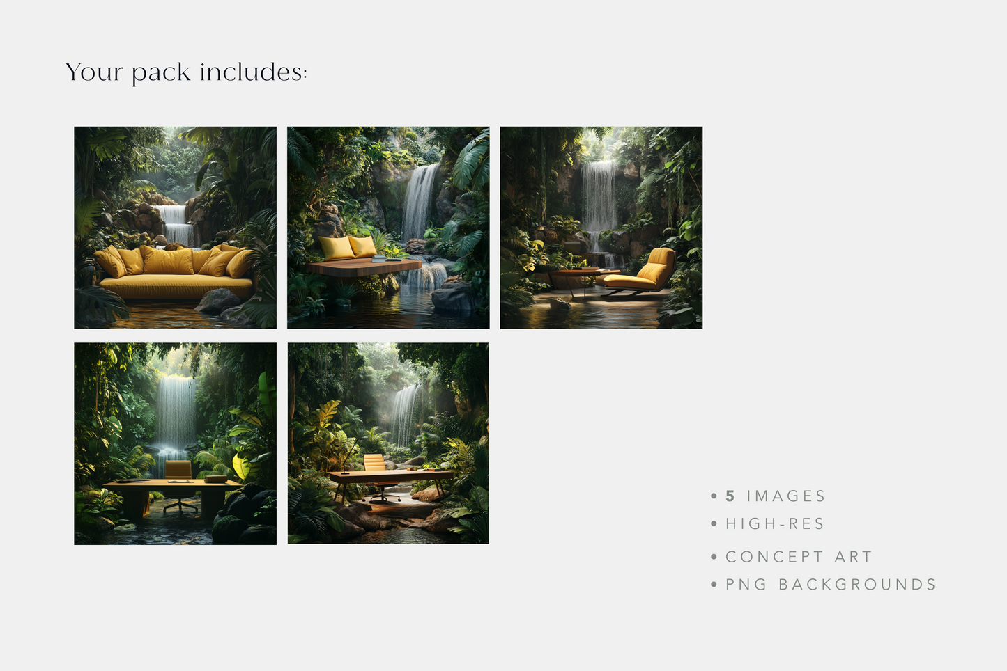 Office in the jungle