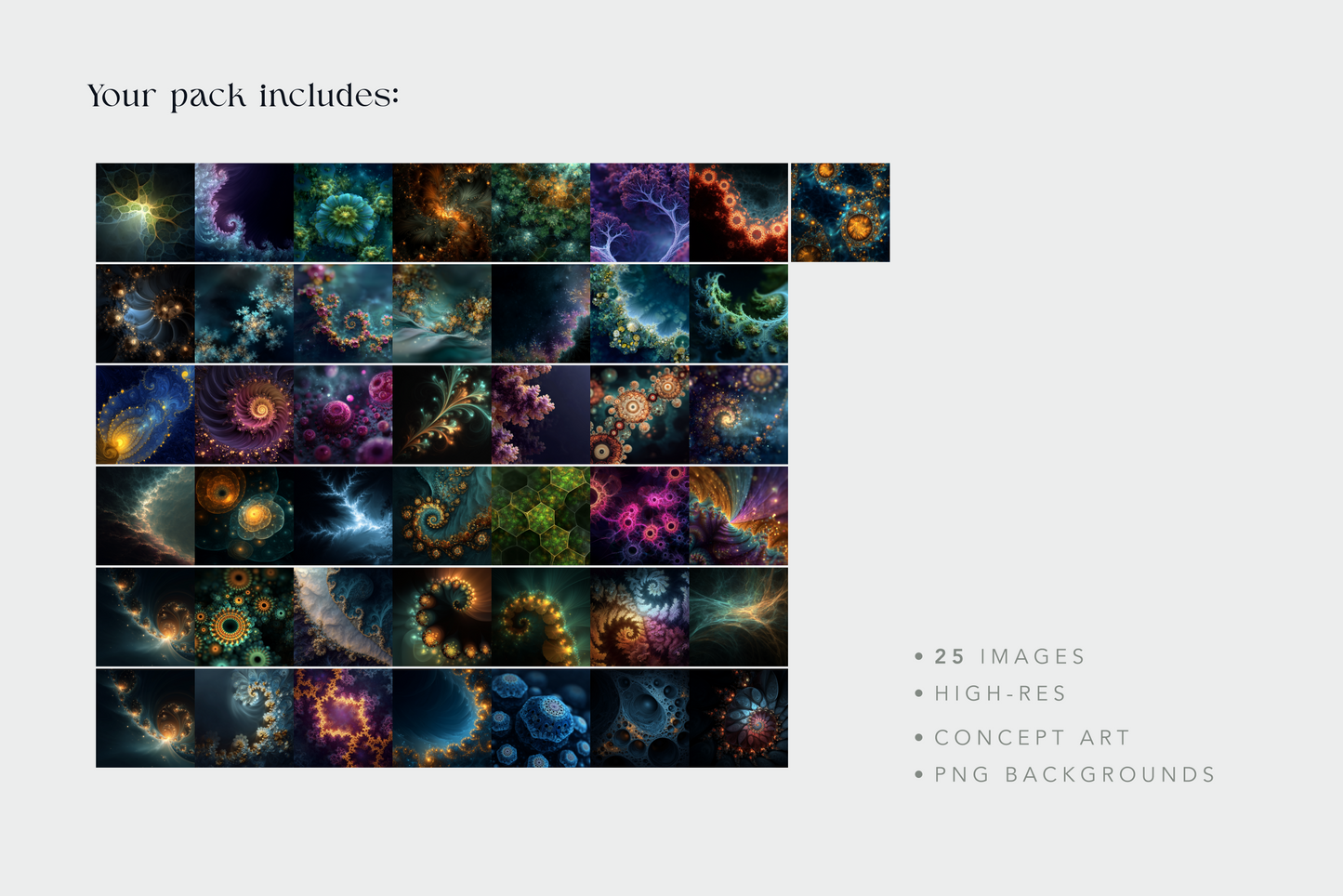Fractal Backgrounds
