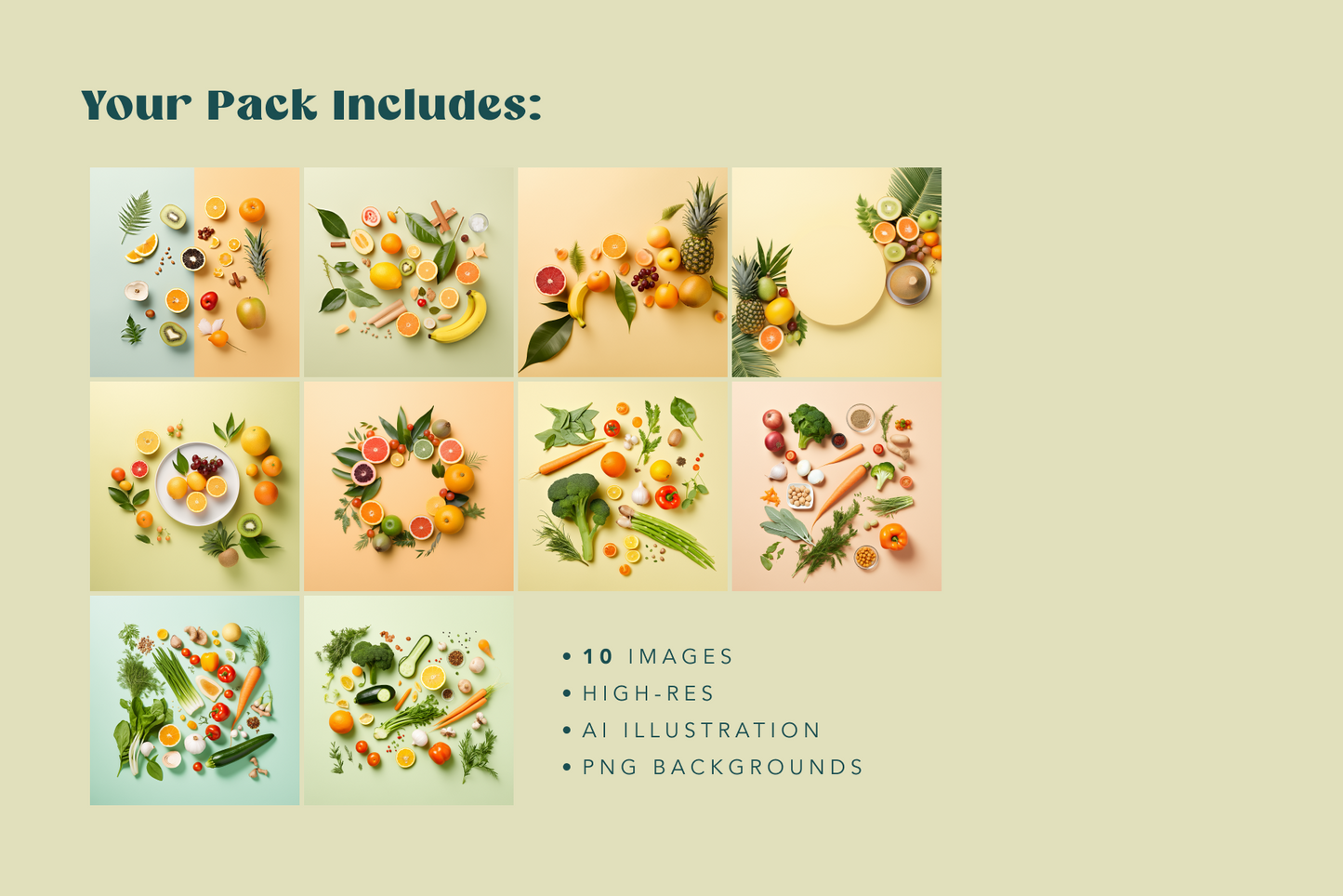 Fruits & Veg - Typedreams