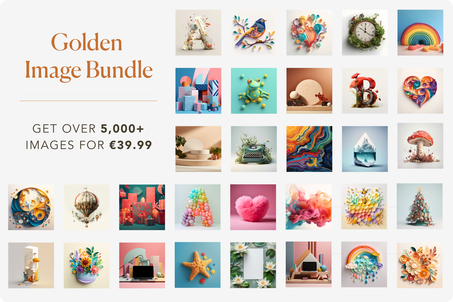 Get 5,000+ images for only €39.99
