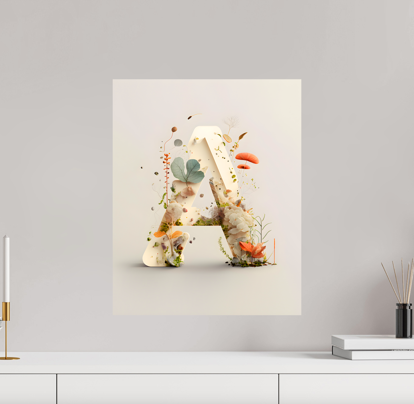 Letter A - Art Print