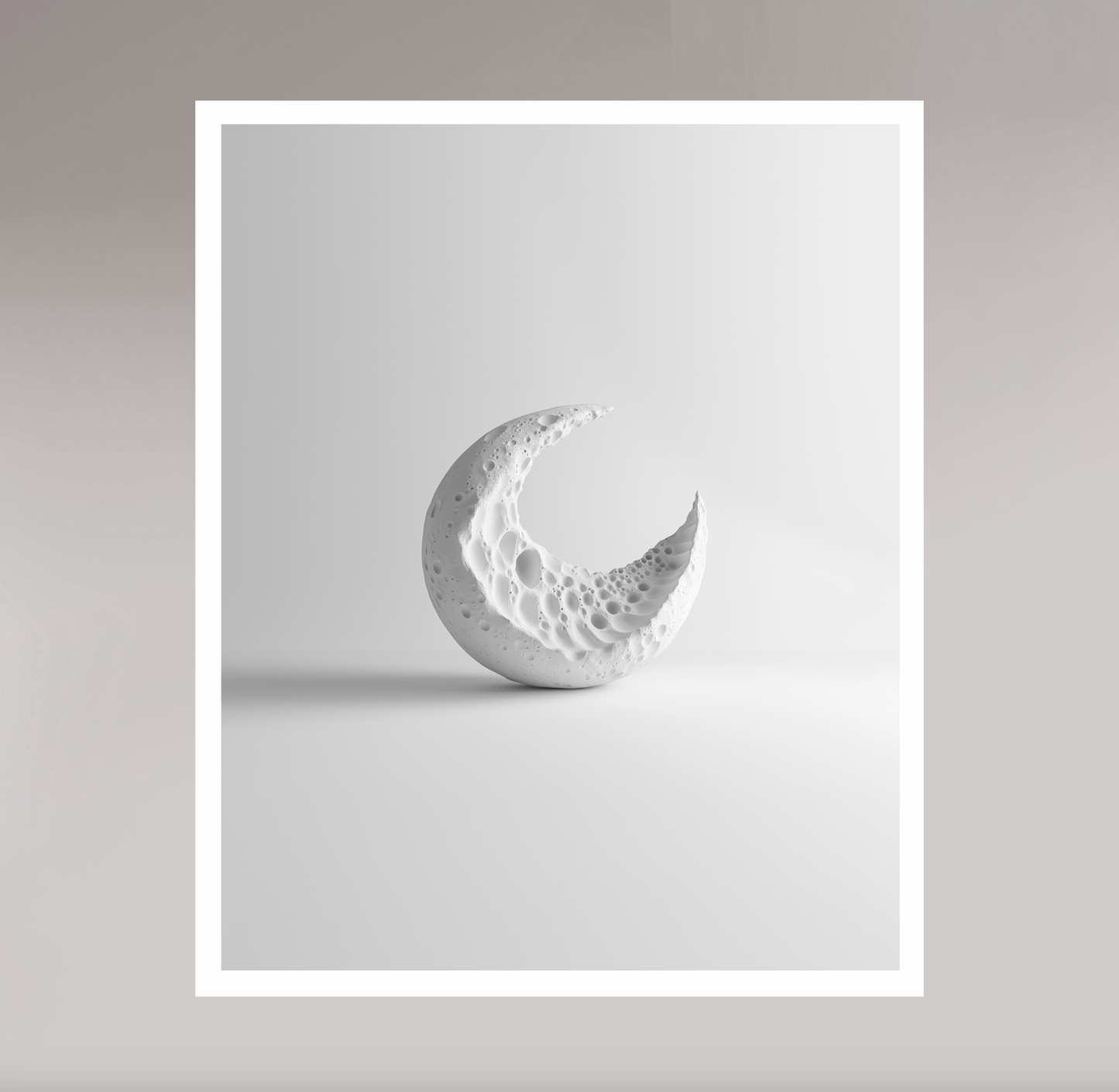 The moon artprint