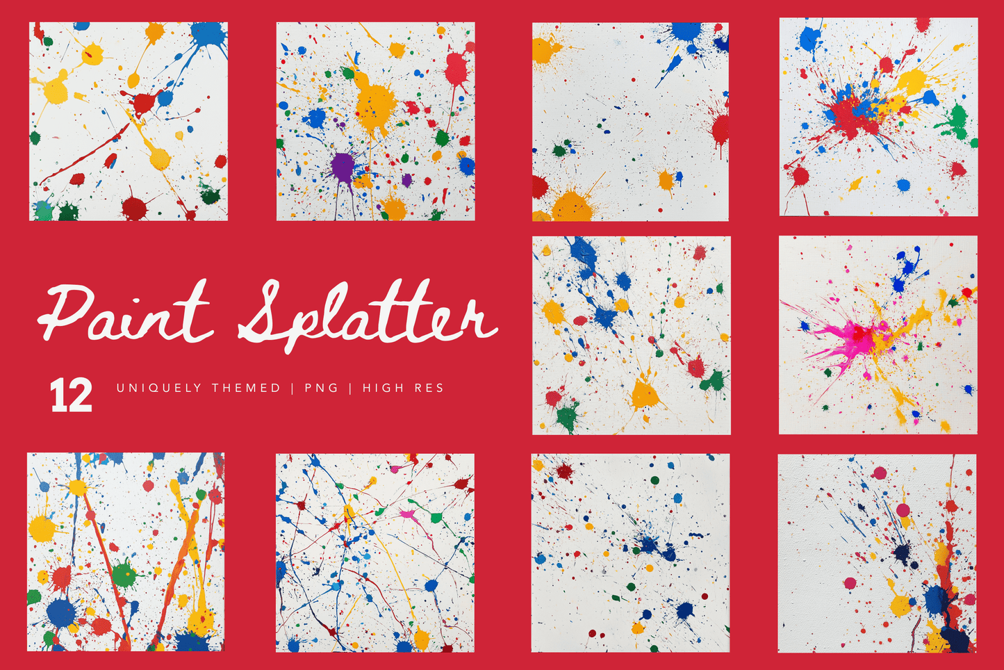 Paint splatter image