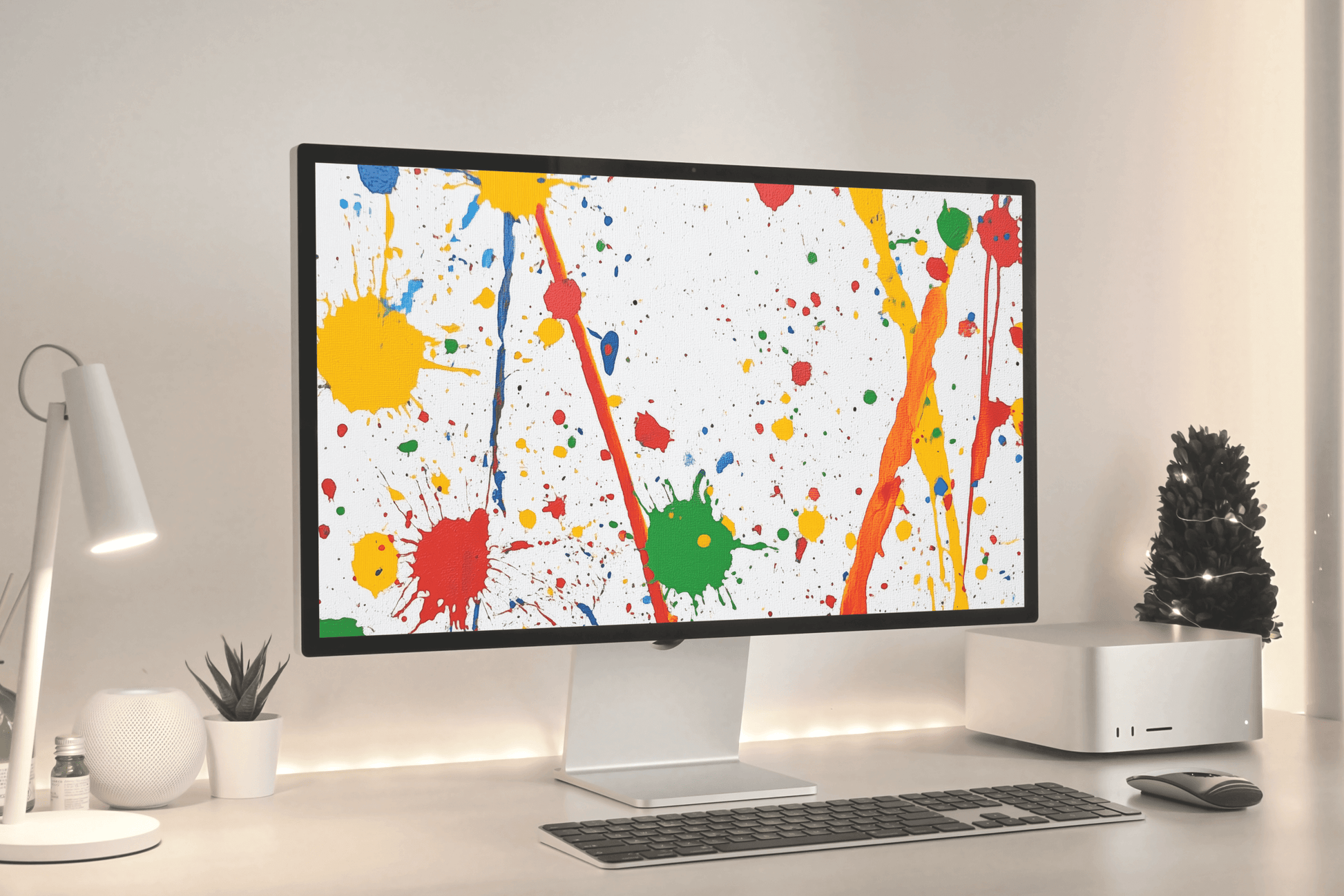 Paint splatter image