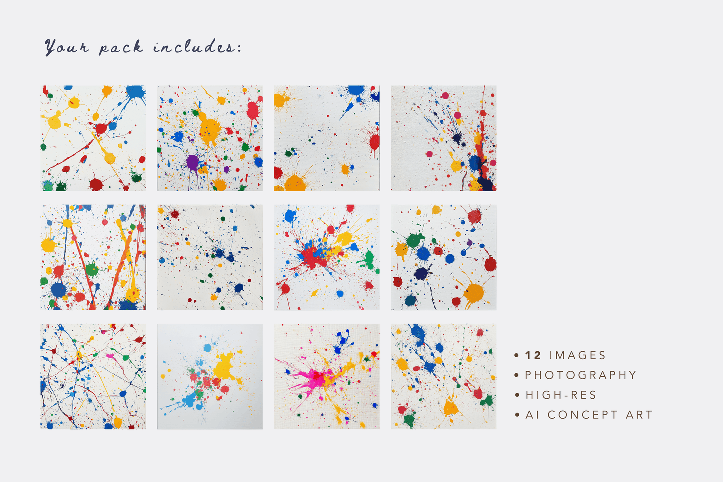 Paint splatter image