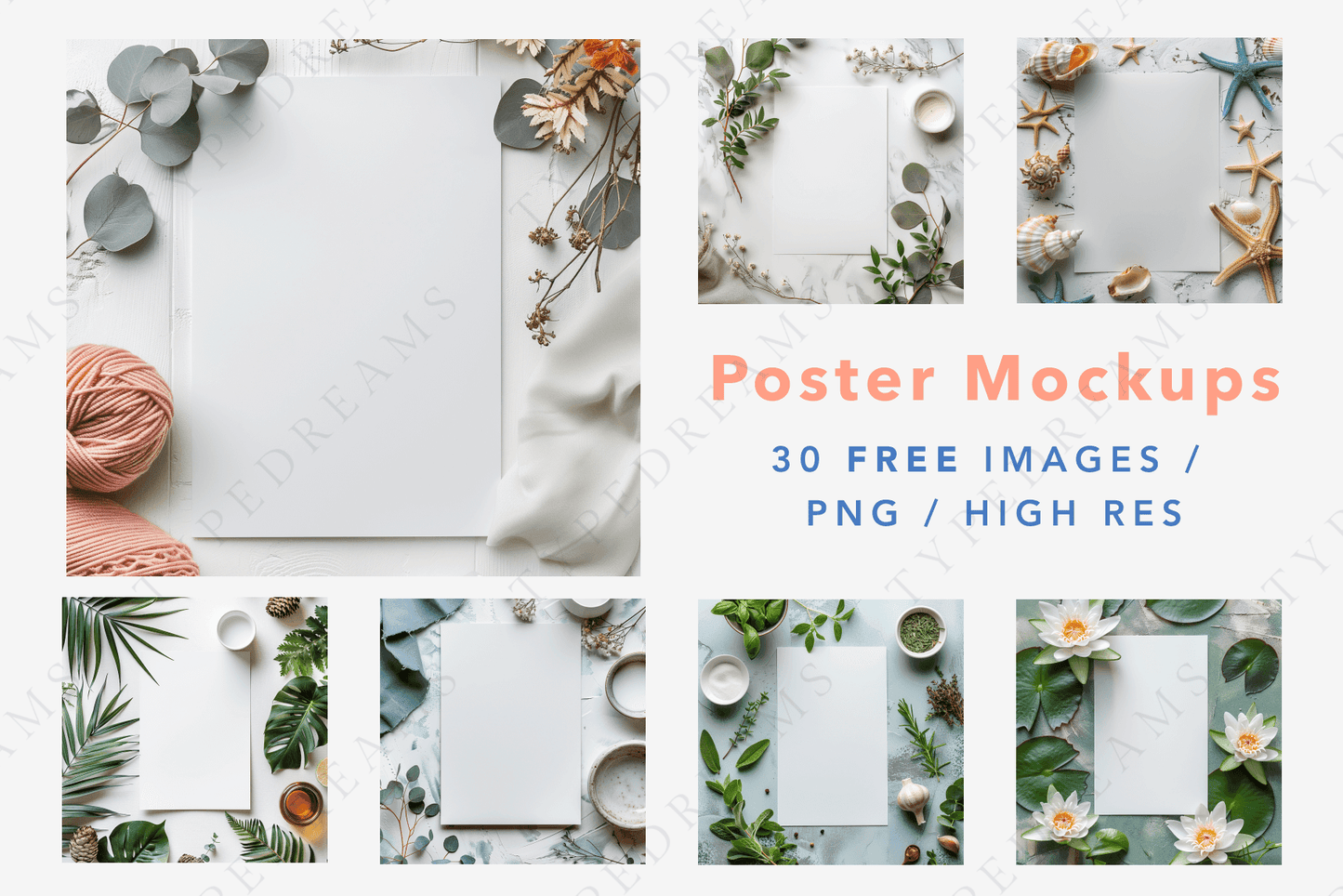 Poster Mockup Set - Typedreams