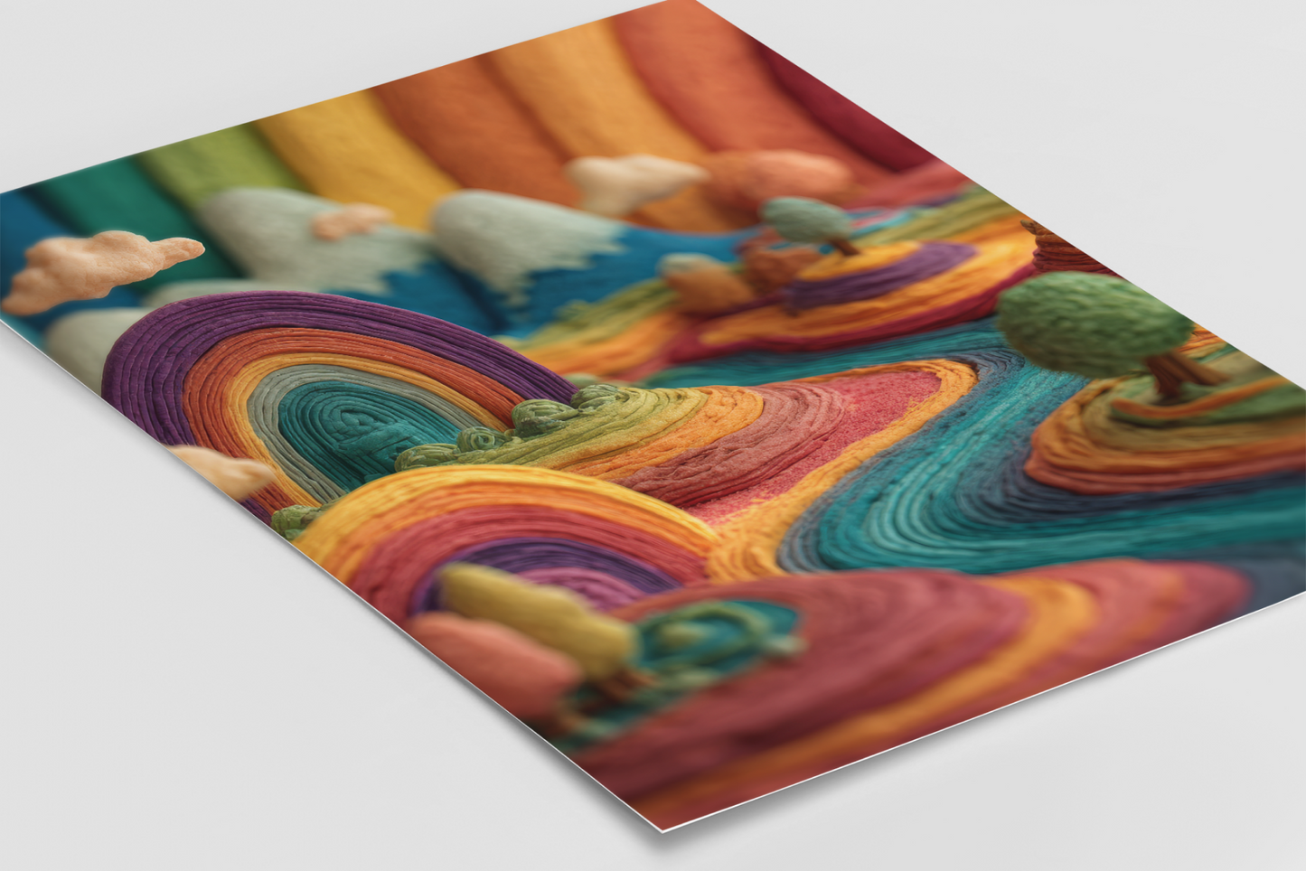Colorful abstract design on a white background