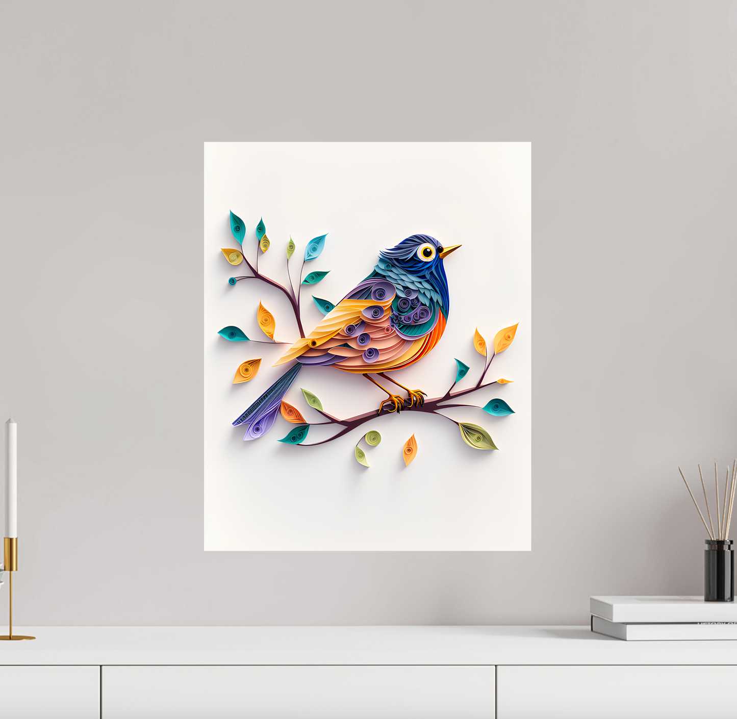 Springtime Bird Art Print