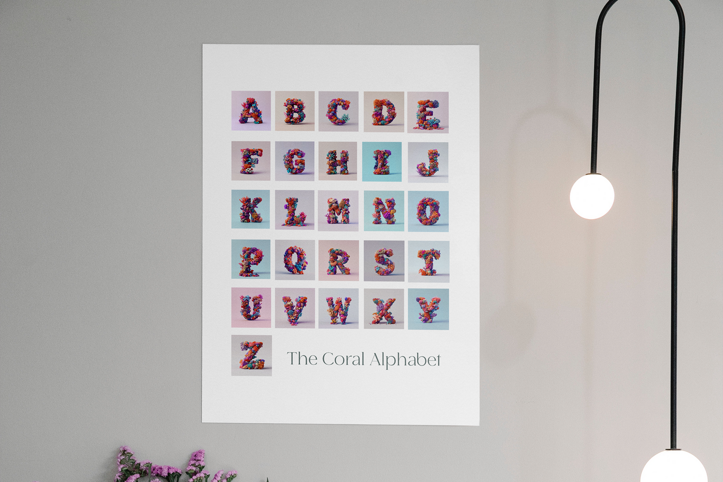 Coral Alphabet