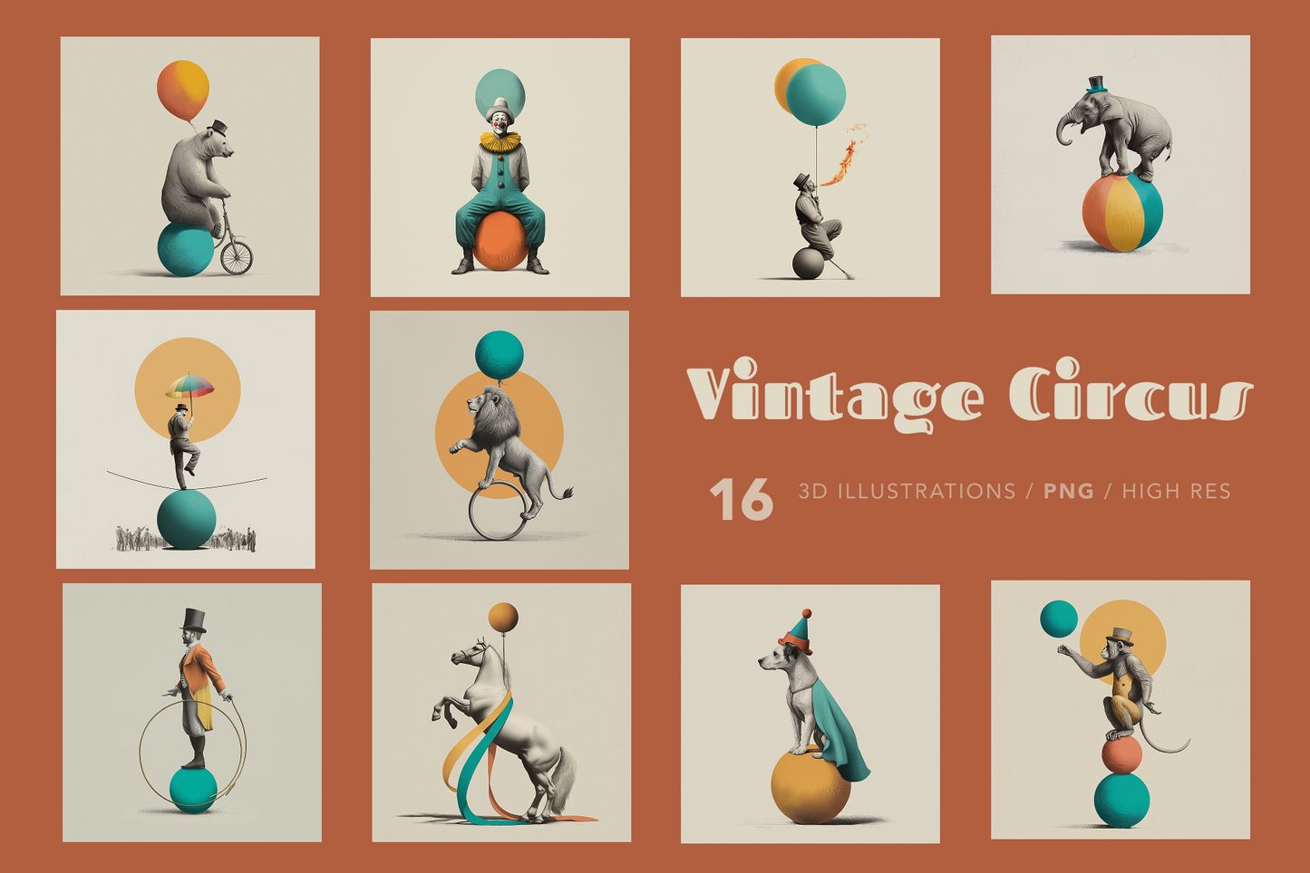 Vintage Circus - Stock Images