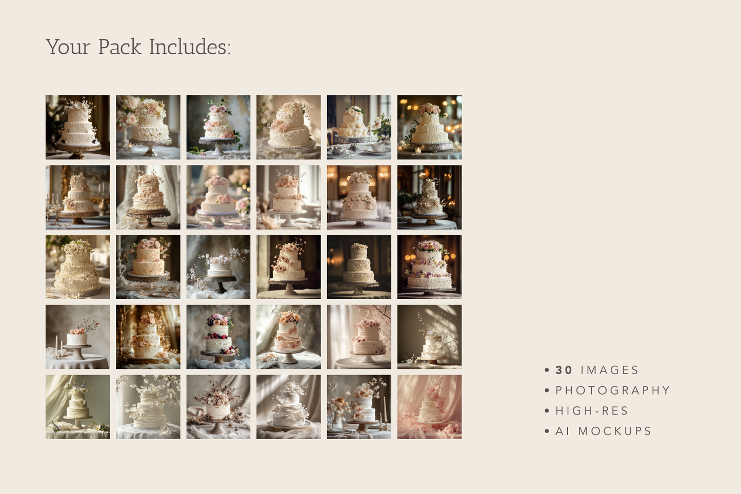 Wedding Cakes - Typedreams