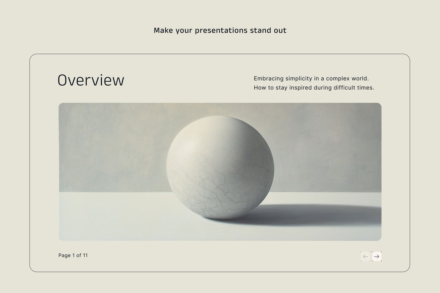 White Sphere