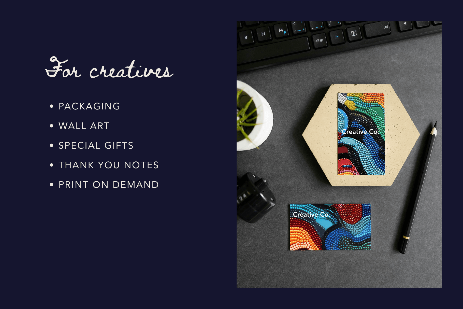 Beautiful tribal art design on business cards