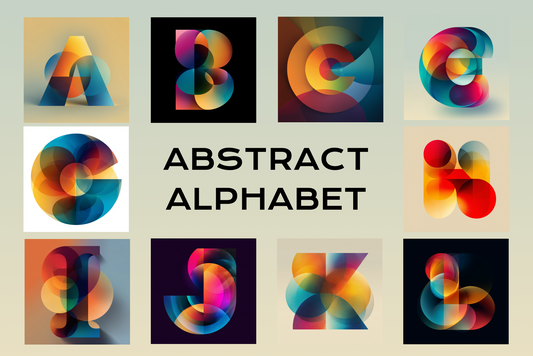 Abstract Alphabet - Stock Images