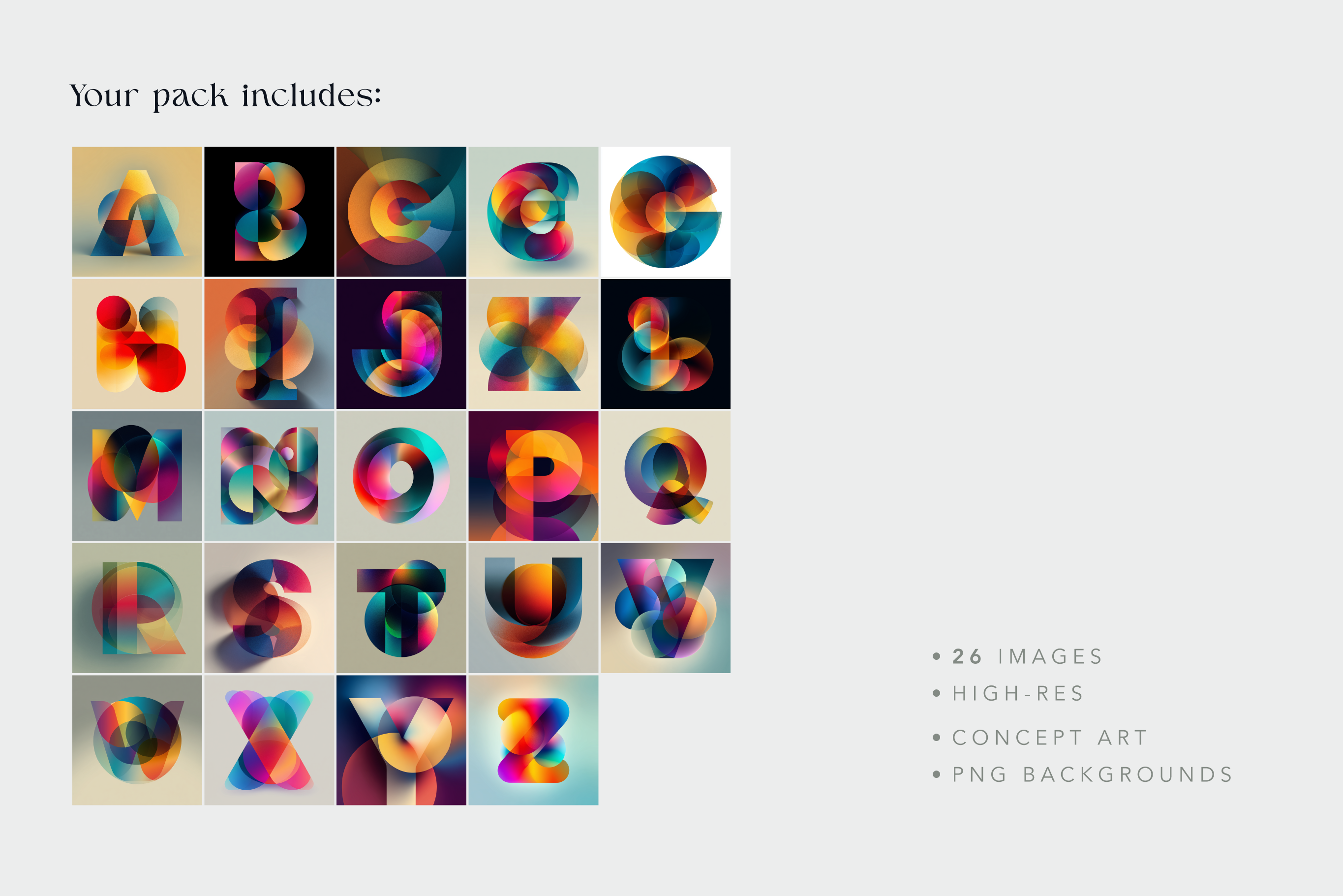 Abstract Alphabet