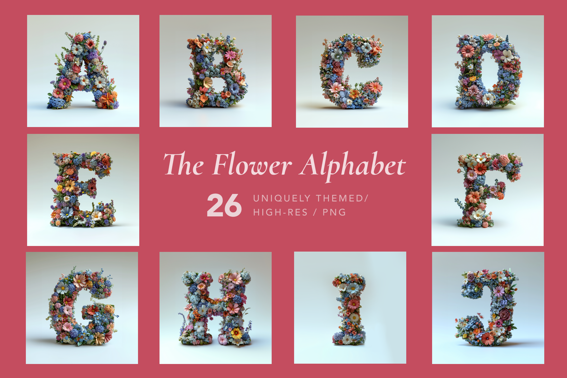 Flower Alphabet