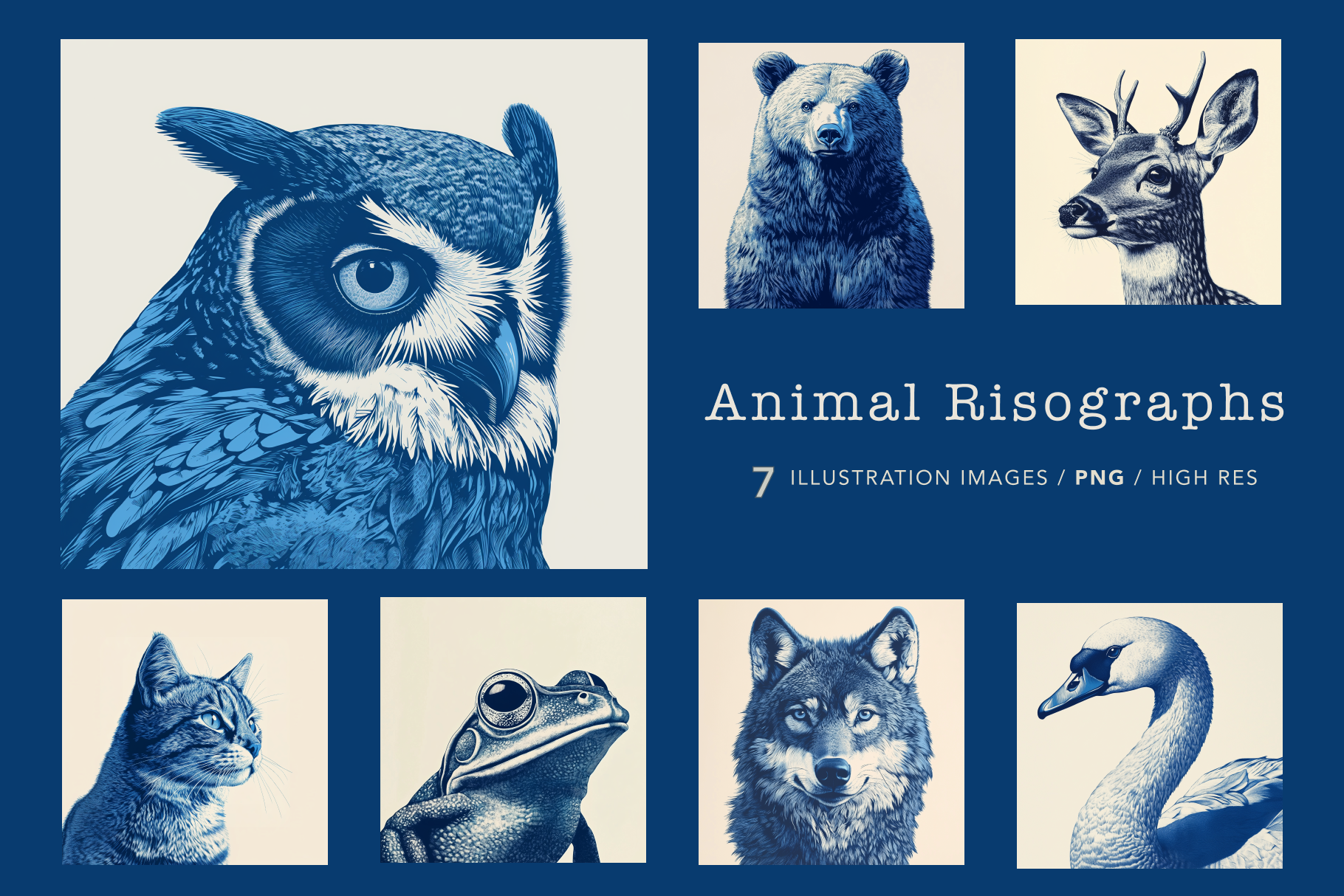 animal risographs
