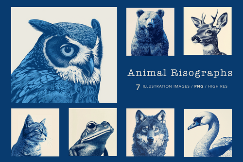 animal risographs
