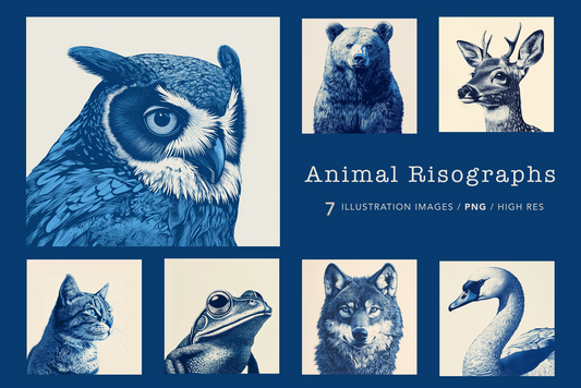 animal risographs