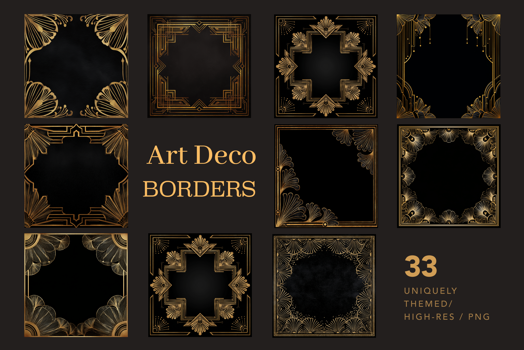Art Deco Borders