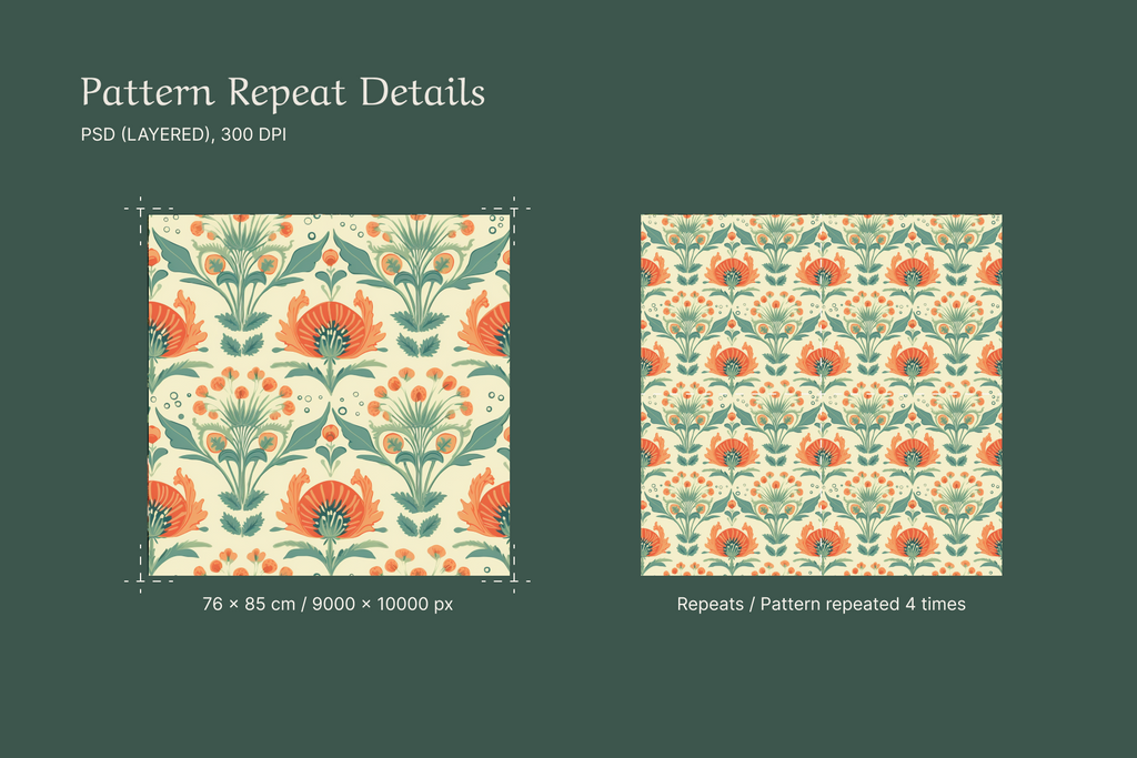 Arts & Craft Motifs - Typedreams  