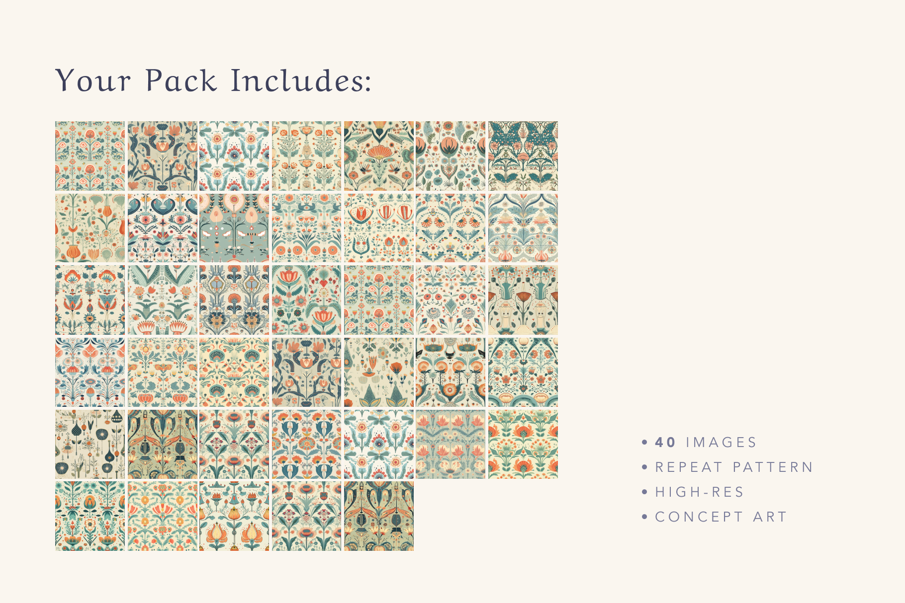 Arts & Craft Motifs - Typedreams  