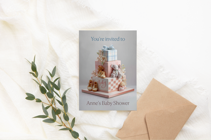 Baby Shower Cakes - Stock Images