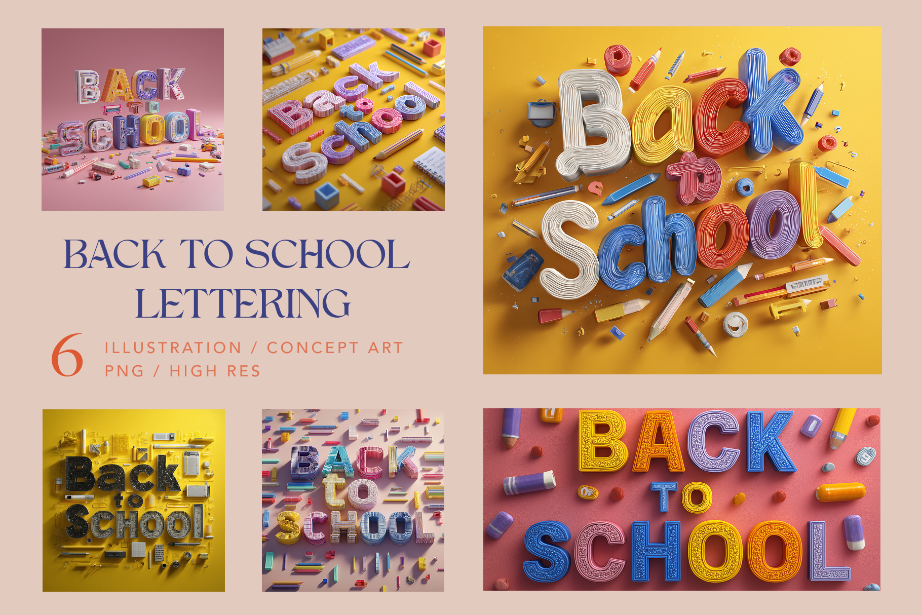 Back to School Lettering