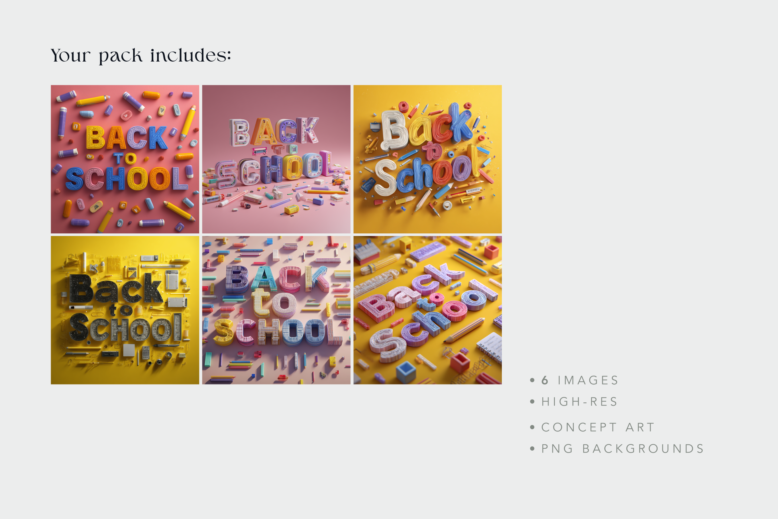 Back to School Lettering