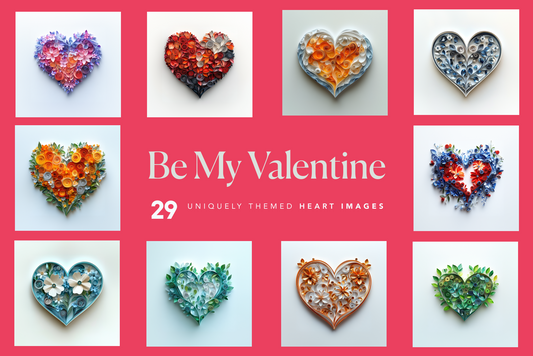 Be My Valentine - Hearts - Typedreams  