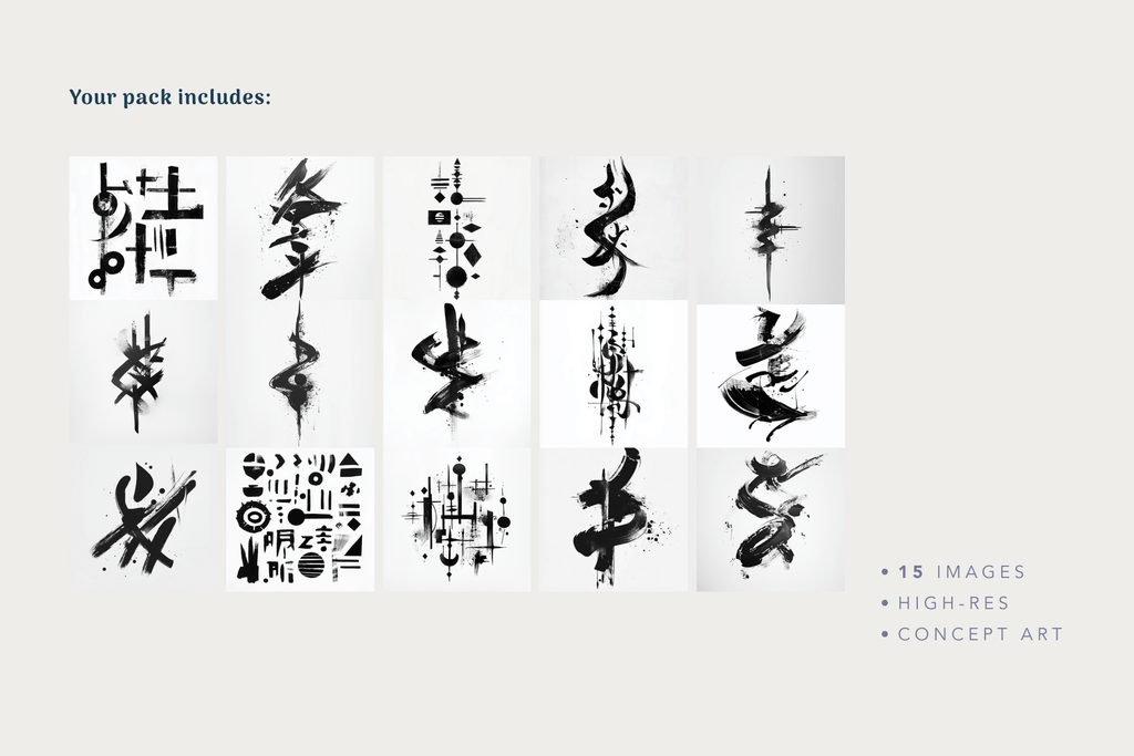 Calligraphic Symbols - Typedreams  