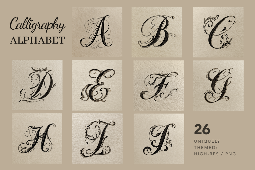Calligraphy Alphabet