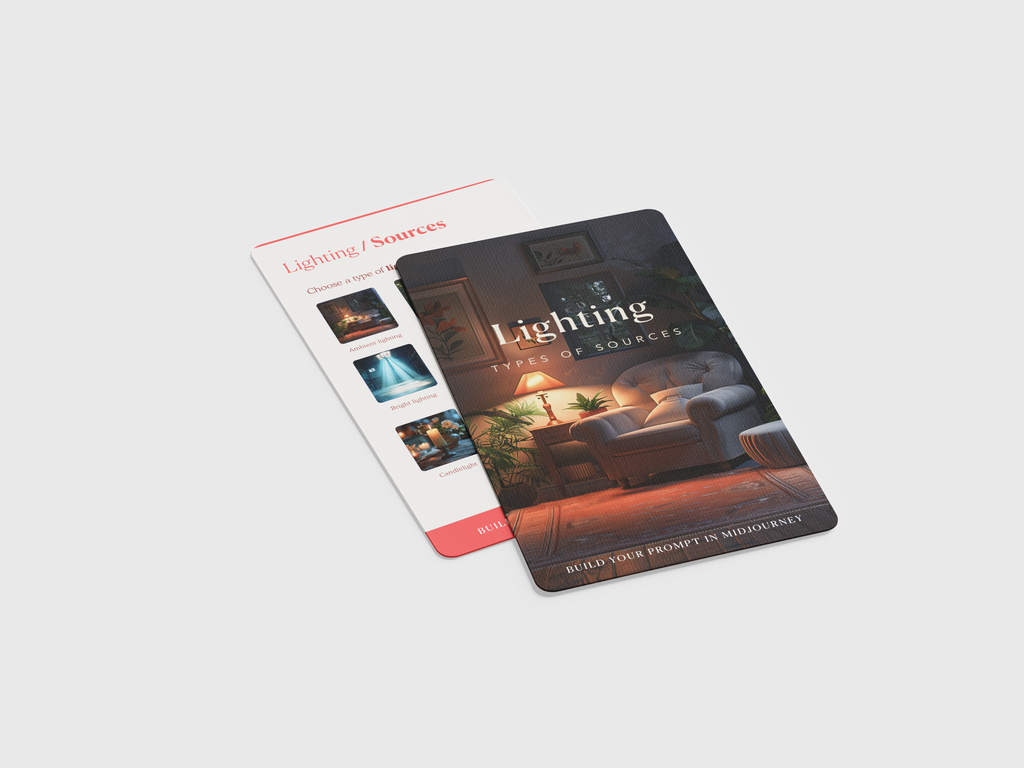 Midjourney Prompt Builder Card Deck | Digital - Typedreams  
