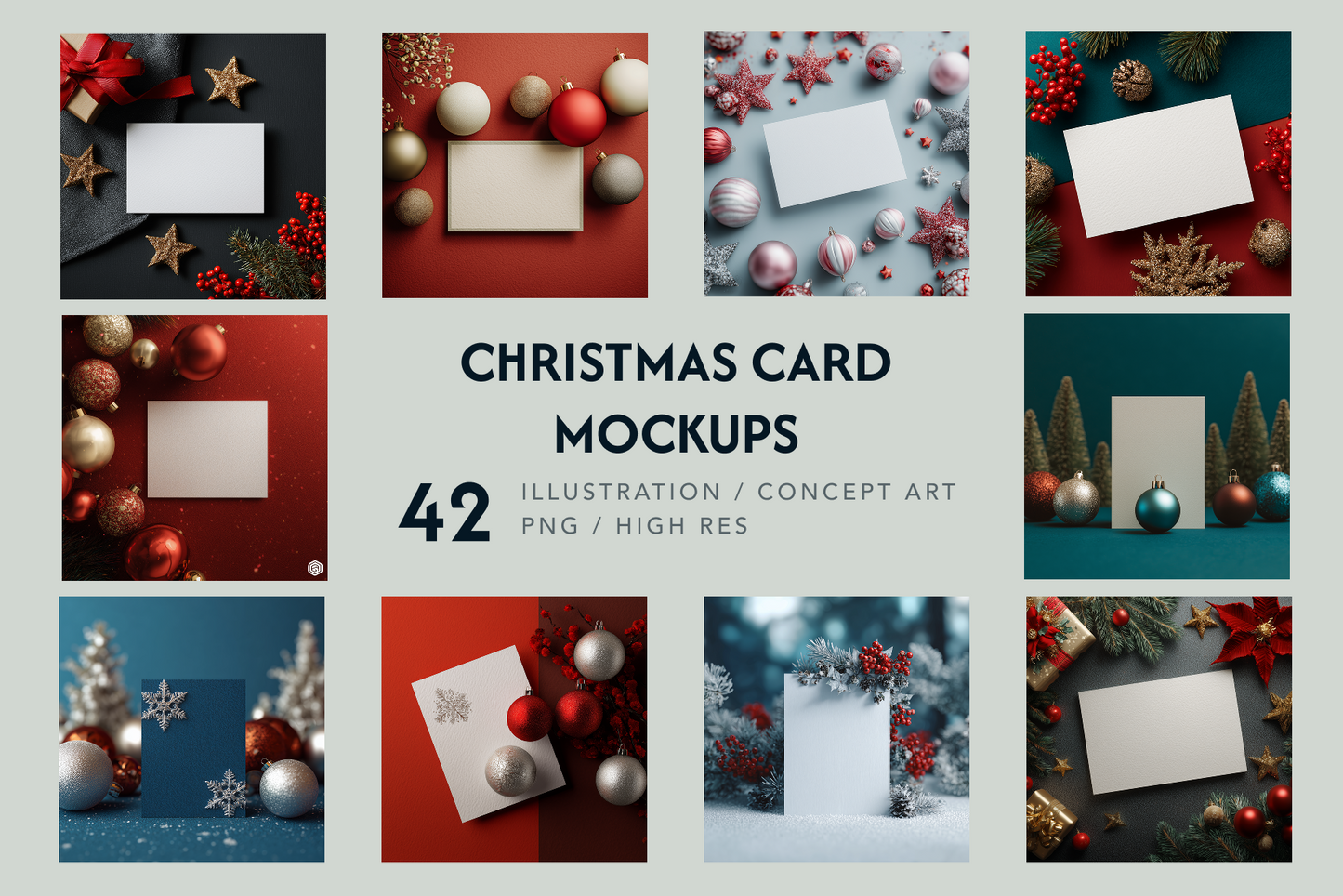 Christmas Card Mockup