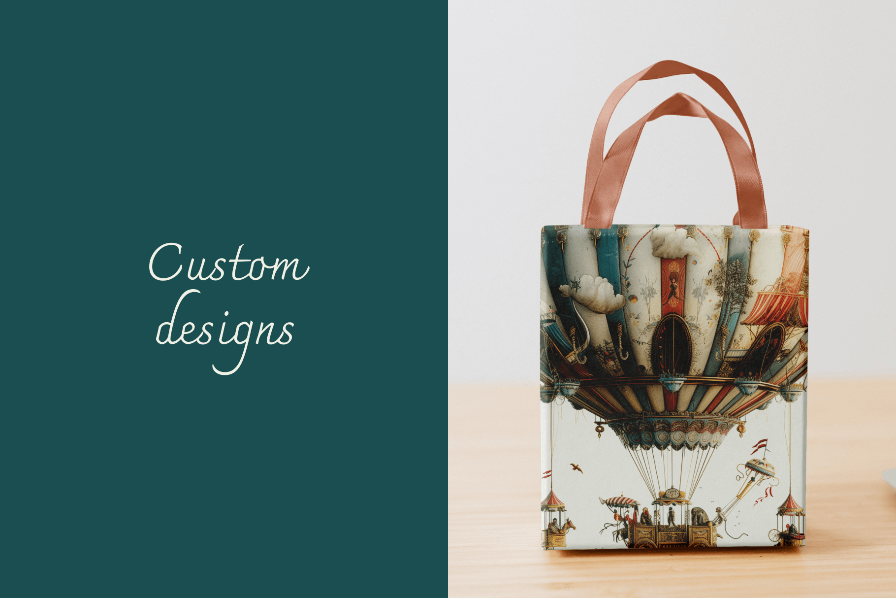 Circus Dreams - Vintage Hot Air Balloons - Typedreams  