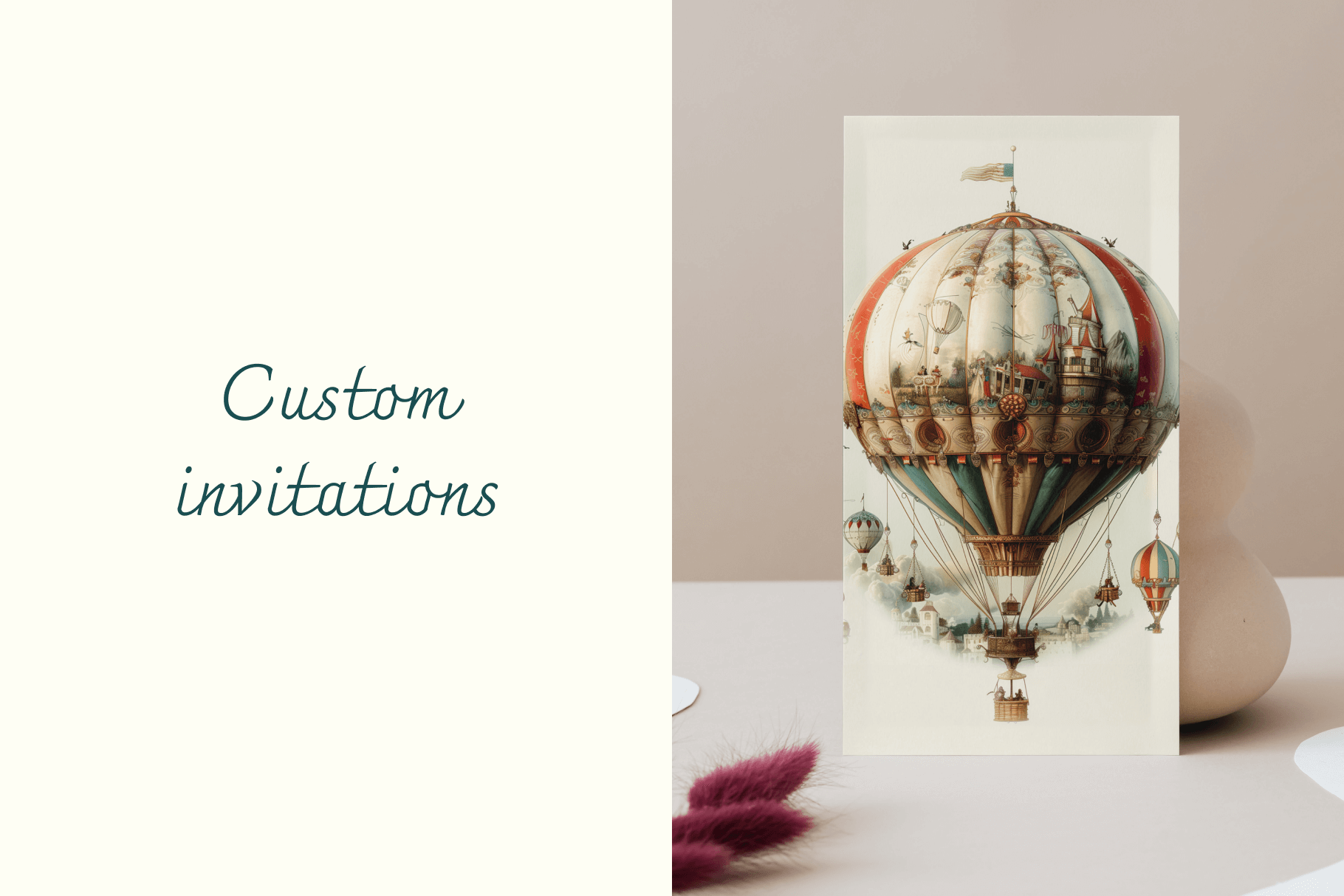 Circus Dreams - Vintage Hot Air Balloons - Typedreams  