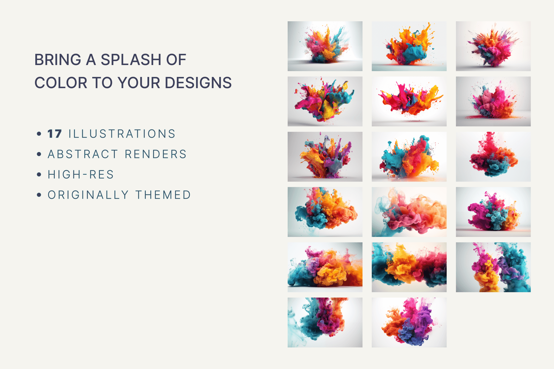 Colorful Vibes - Abstract Backgrounds - Typedreams  