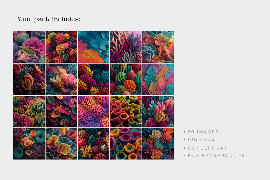 Coral Reef Textures