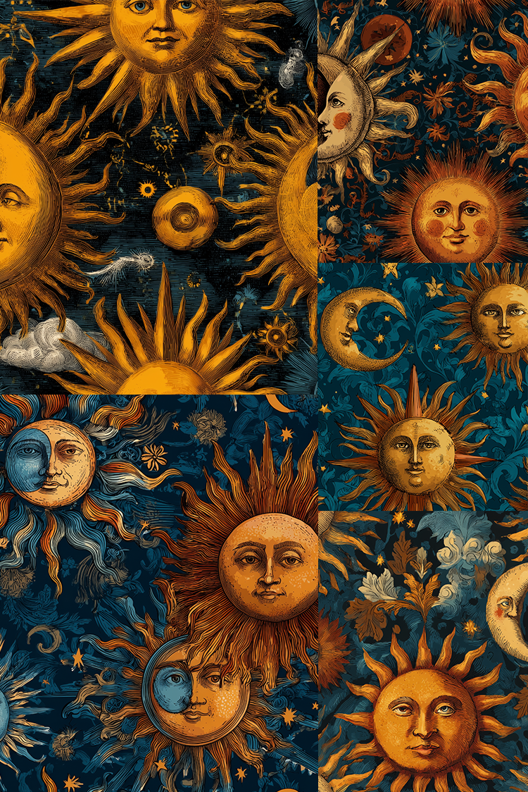 Sun and Moon Motifs