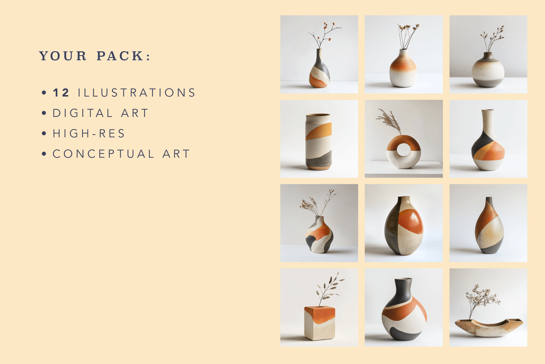 Decorative Vases - Typedreams  