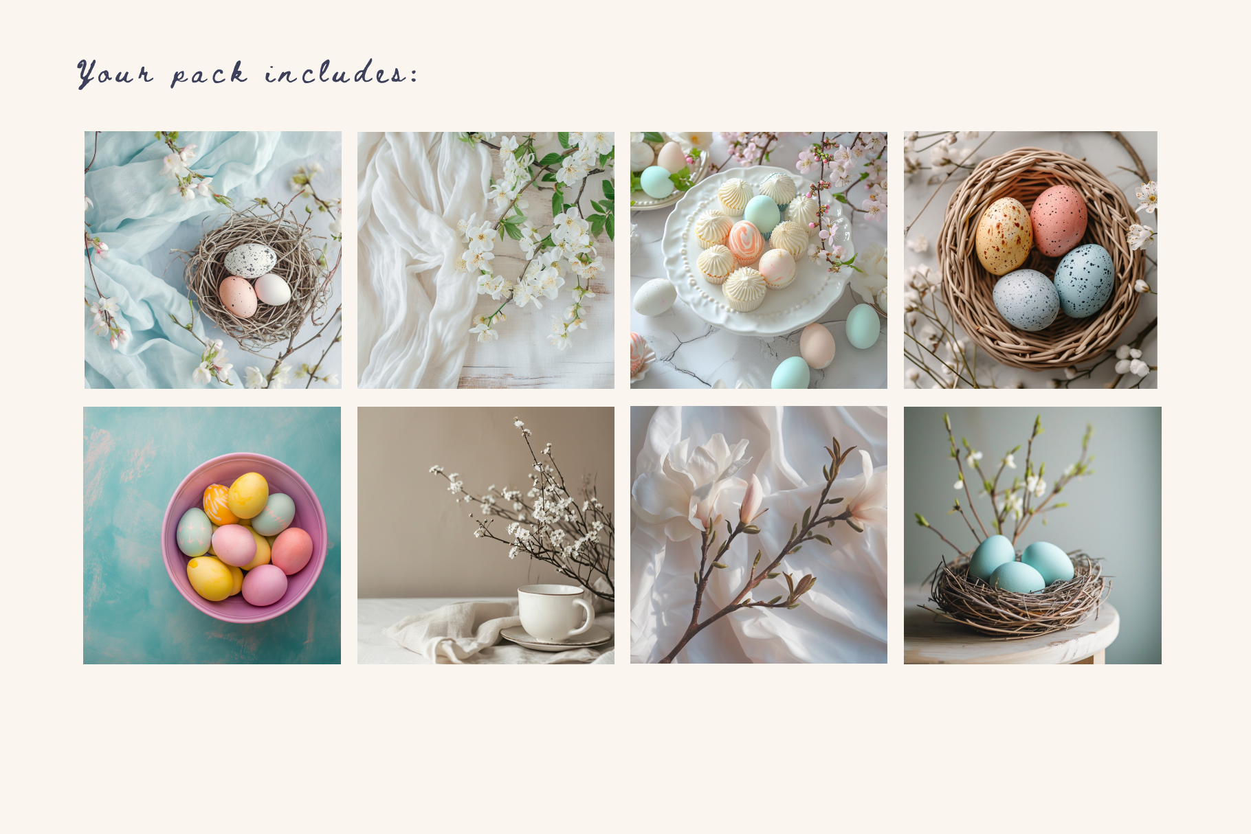 Easter Eggs Natural Beauty - Typedreams  