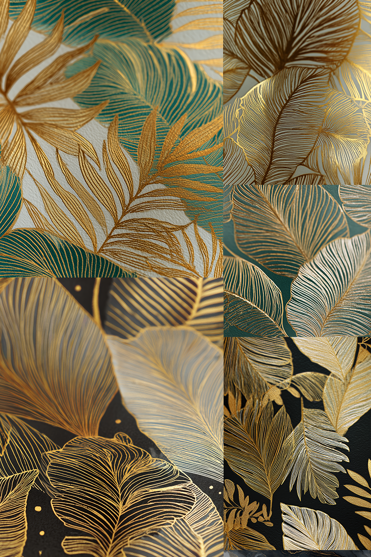 Elegant Golden Foliage